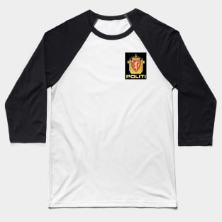 Norwegian Police ("pocket size") Baseball T-Shirt